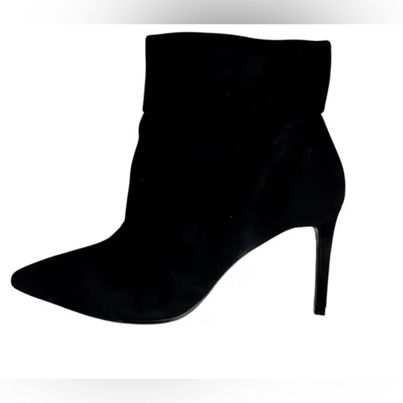 SAINT LAURENT PARIS Suede black booties - Picture 3 of 15